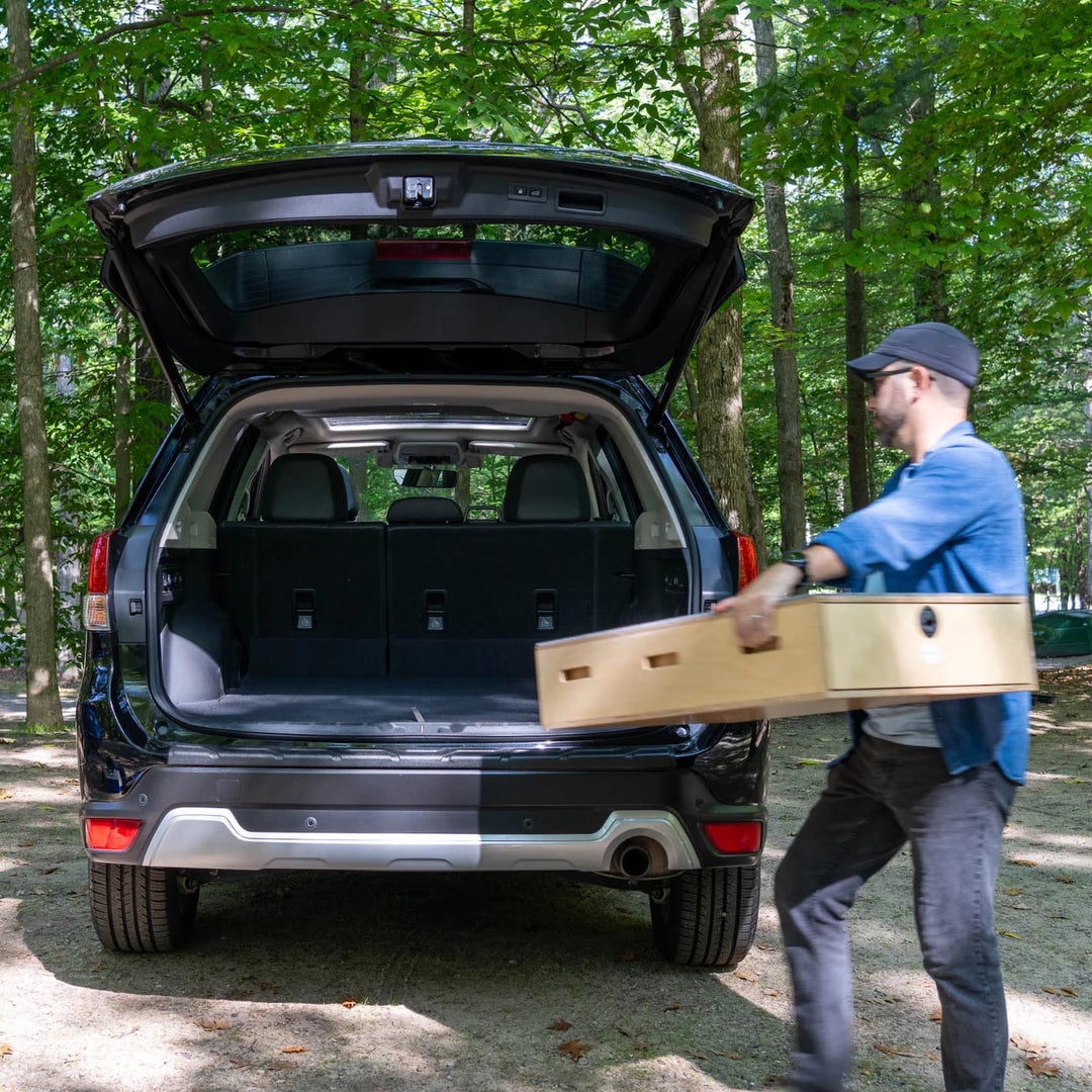 Subaru 4th Generation ('14-'18) Forester Camping System | Camping Drawers, Add-on bed, Full-kit, Single-Bed Kit