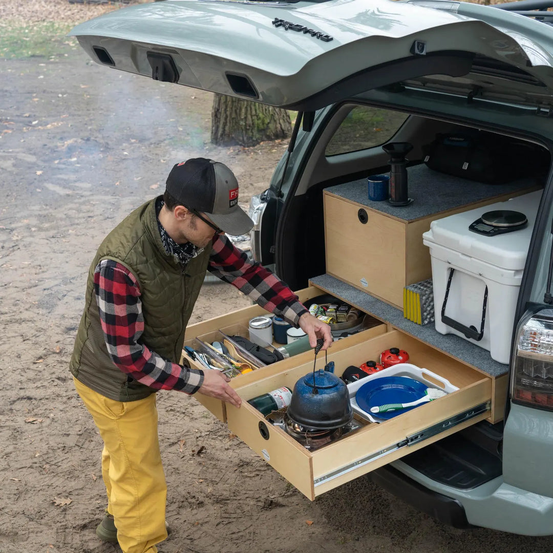 4Runner Camping System | Camping Drawers, Add-on bed, Full-kit, Single-Bed Kit