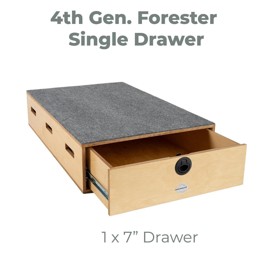 Subaru 4th Generation ('14-'18) Forester Camping System | Camping Drawers, Add-on bed, Full-kit, Single-Bed Kit