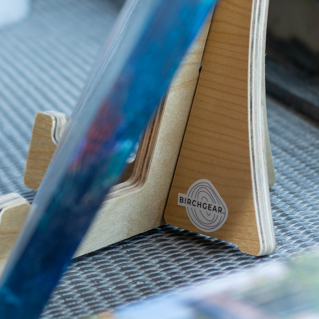 Book stand, iPad stand, small easel. Crafted from premium Birch plywood. Sign holder. POS display.