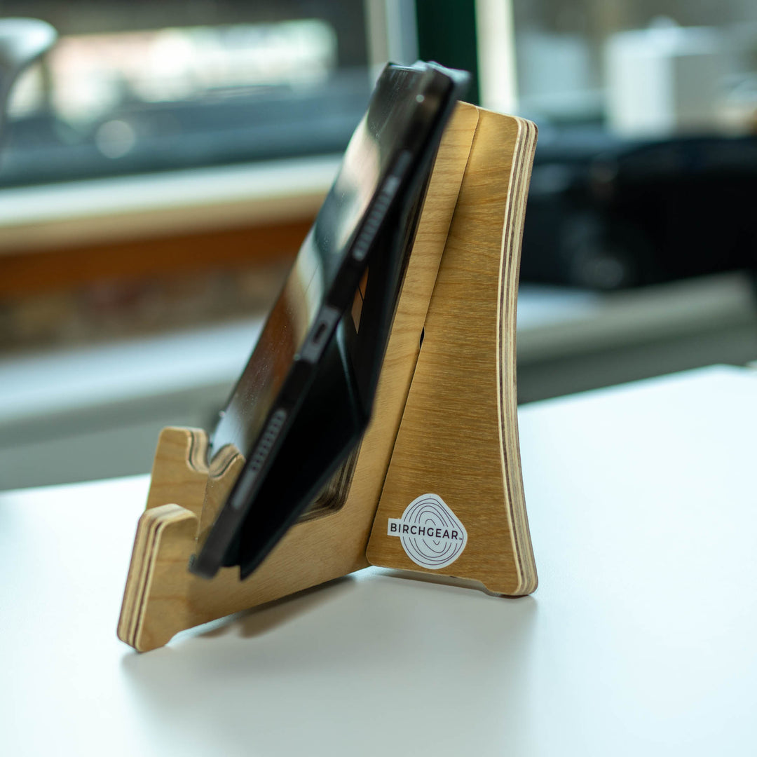Book stand, iPad stand, small easel. Crafted from premium Birch plywood. Sign holder. POS display.