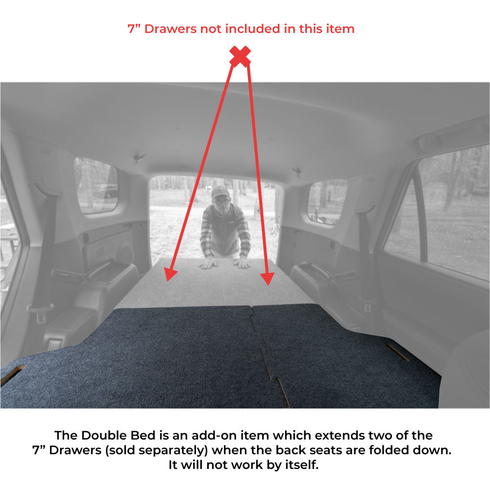 Double Bed Platform for Toyota 4Runner (5th Gen.) (Drawer System Add-on)