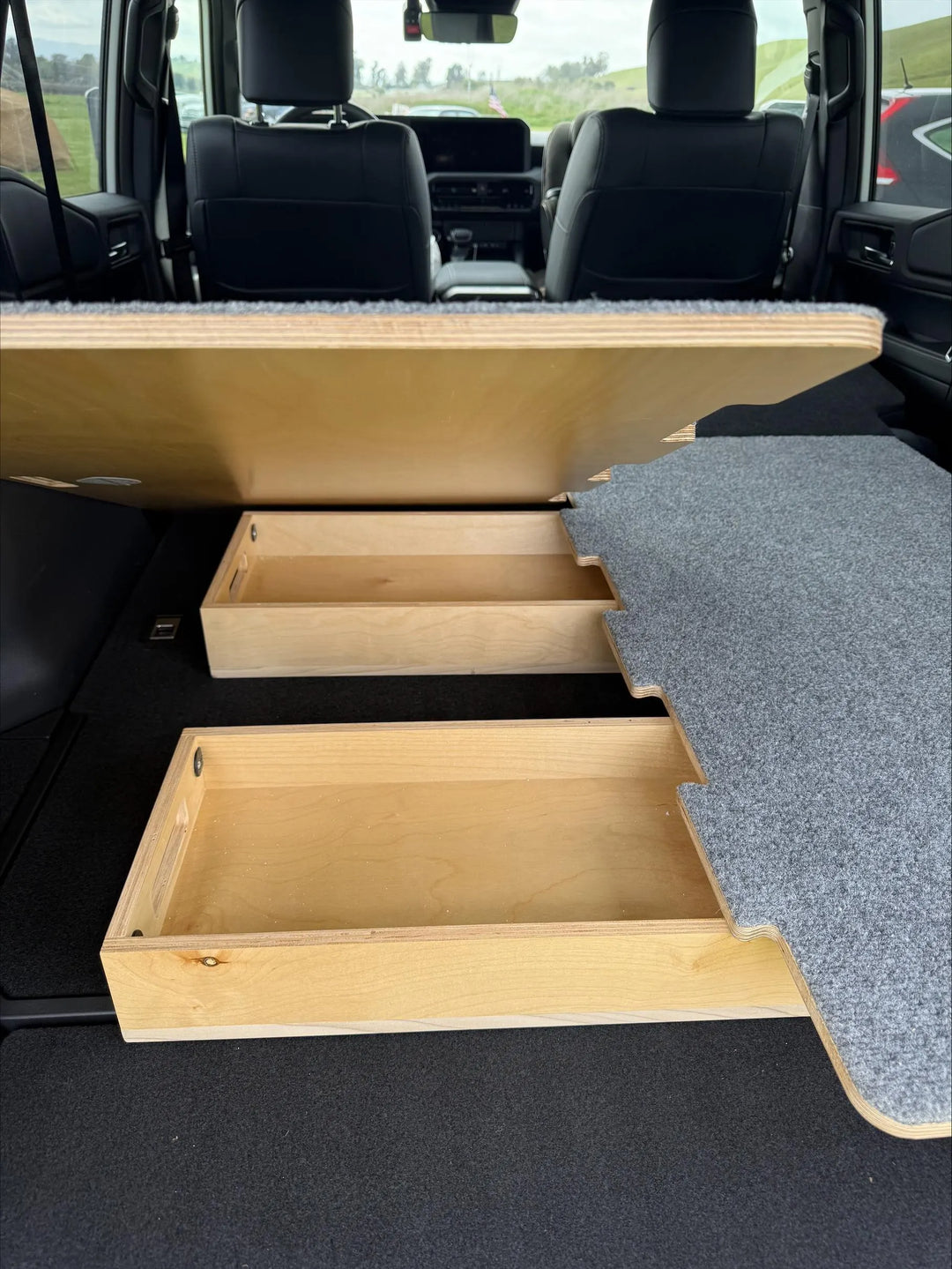 Double Bed Platform for Lancruiser | Fits new Toyota Landcruiser | Car Camping stand-alone solution for Overlanding and Road Trips
