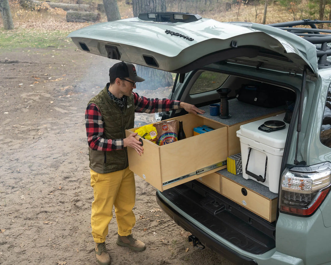 4runner Rear Storage Drawer System Tall Storage Drawer for Toyota 4Runner (5th Gen.) – BirchGear